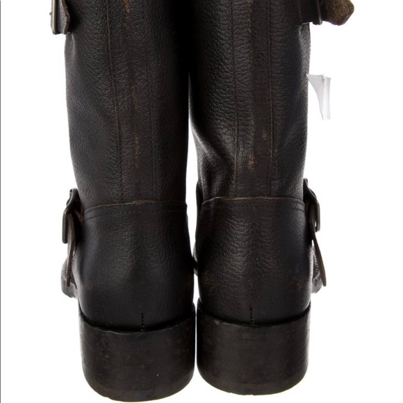 Maison Martin Margiela Mens Motorcyle Boots Sz 10 42 EU - Picture 4 of 5